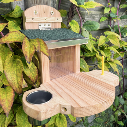 Squirrel Stopover - Feeder with Water Bowl and Corn Holder
