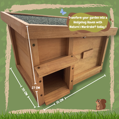 Hedgehog Hideaway - House with Bedding and Bowls
