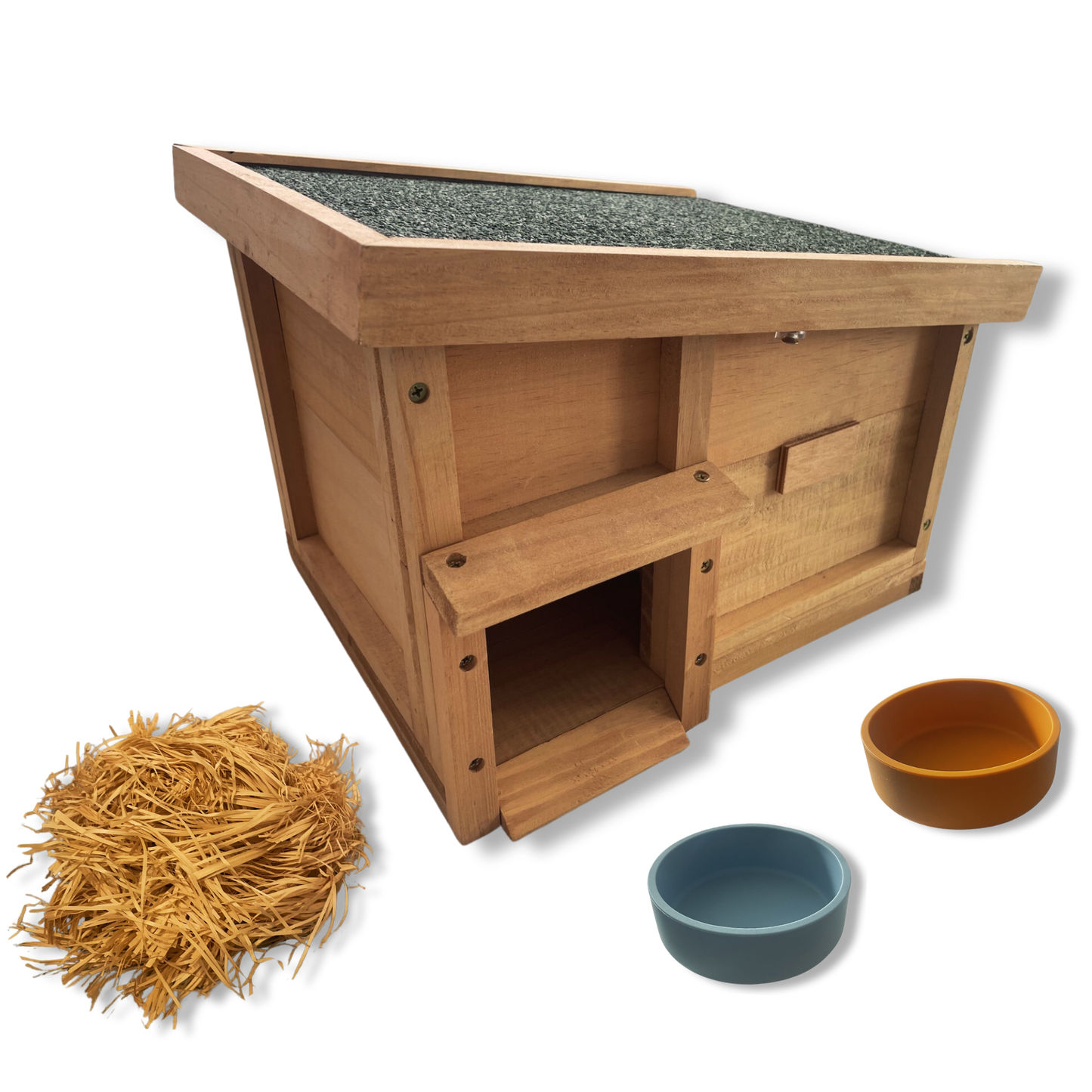 Hedgehog Hideaway - House with Bedding and Bowls