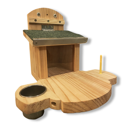 Squirrel Stopover - Feeder with Water Bowl and Corn Holder